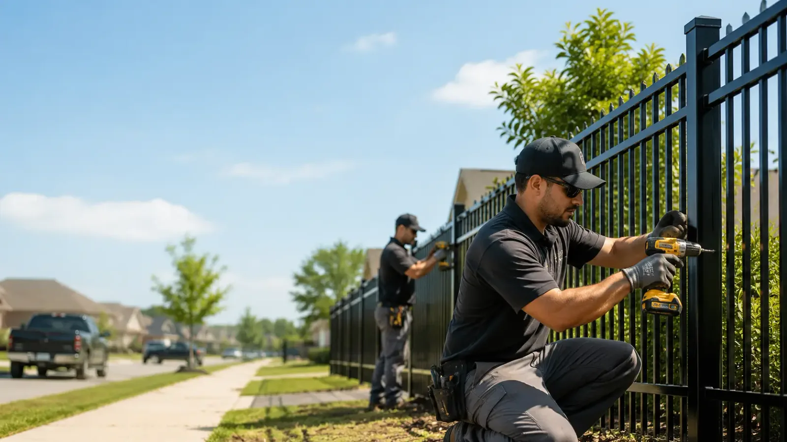 Metal Fence Installation in Crowley, TX